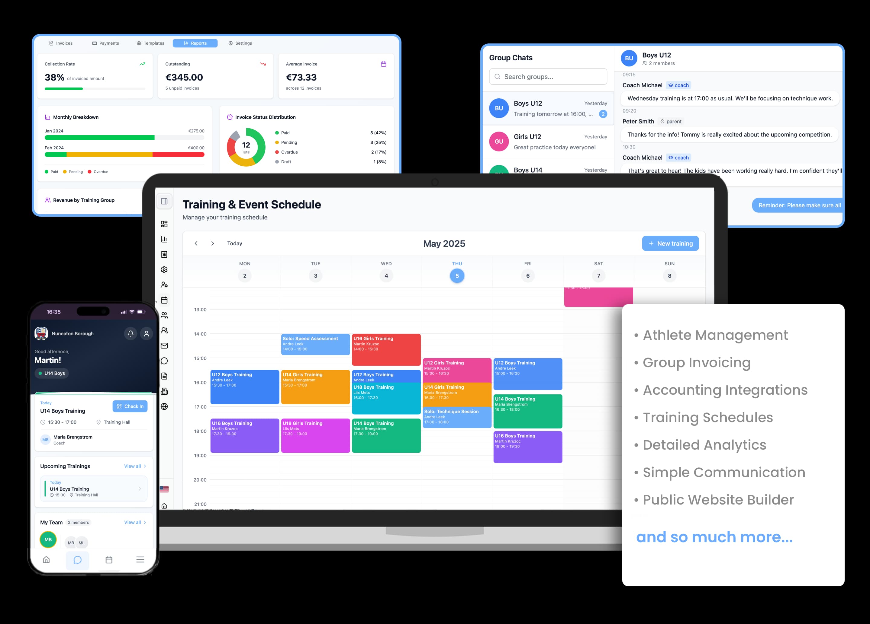 Club Management Platform
